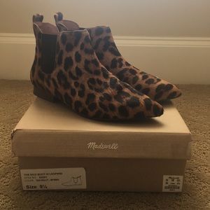 Madewell Leopard Booties